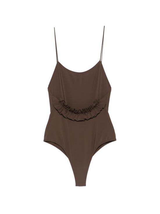26SS 자크뮈스 카바나 러플 원피스 수영복 OPW00050AW00096 850 BROWN - JACQUEMUS