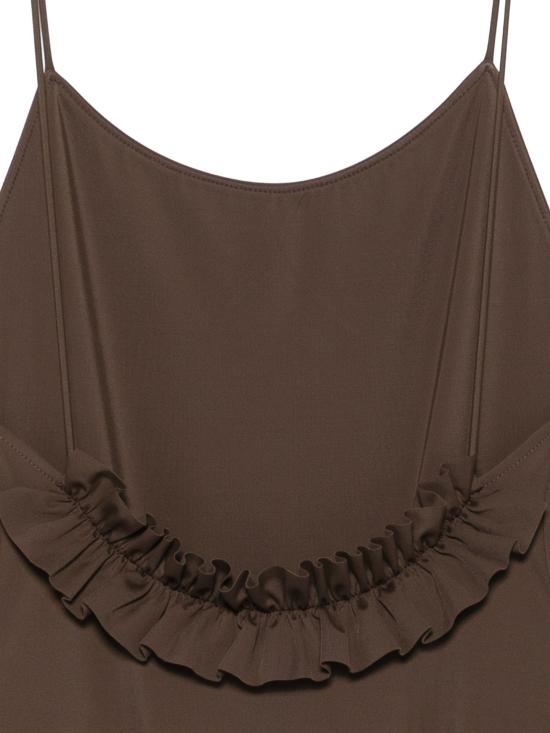 26SS 자크뮈스 카바나 러플 원피스 수영복 OPW00050AW00096 850 BROWN - JACQUEMUS