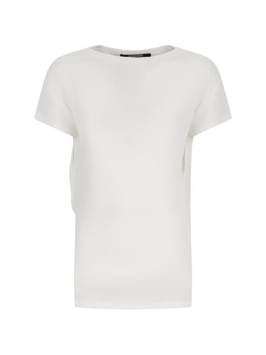 26SS 자크뮈스 반팔 티셔츠 TOW00912AJ00253 100 WHITE