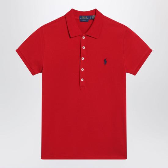 26SS 폴로 랄프로렌 슬림핏 스트레치 폴로 셔츠 211B18200008CO RN RED