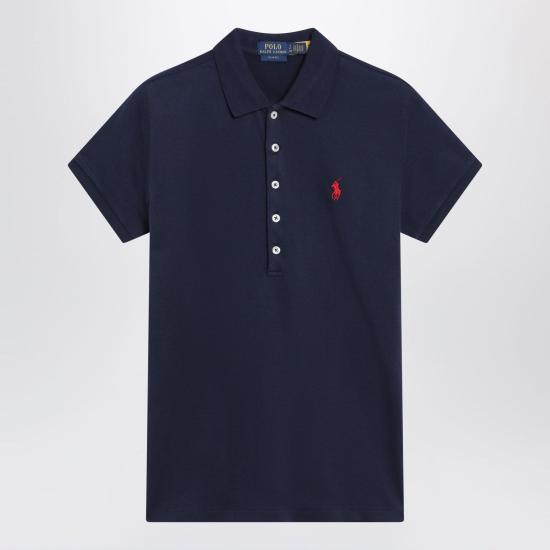 26SS 폴로 랄프로렌 슬림핏 스트레치 폴로 셔츠 211B18200005CO NN BLUE