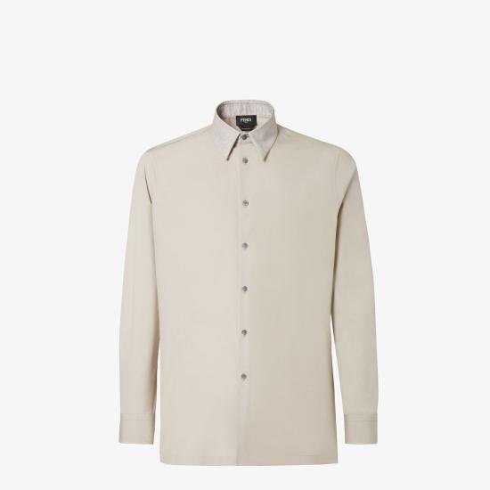 25FW 펜디 긴팔 셔츠 FS0751 AVDDF0GDM WHITE
