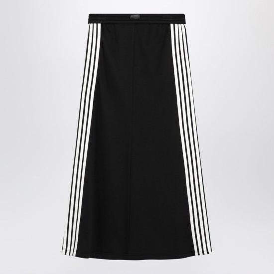 25FW 발렌시아가 롱 스커트 838767 TMV151000 BLACK - BALENCIAGA