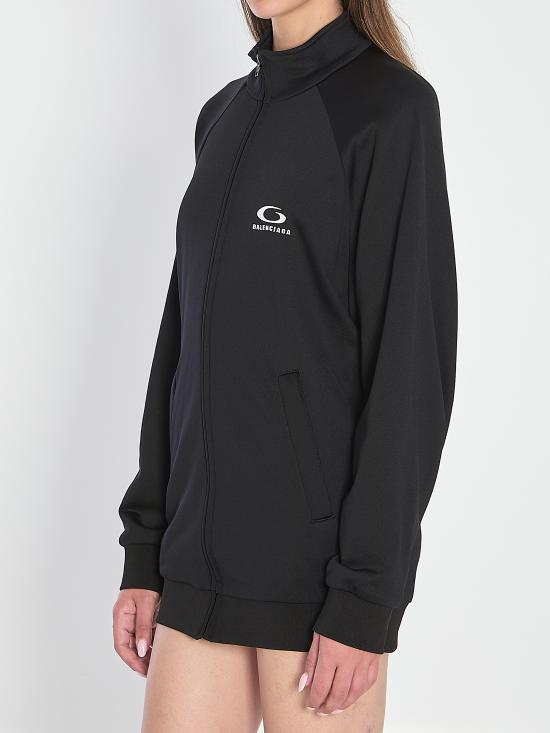 25FW 발렌시아가 트랙수트 컷아웃 드레스 838779 TMV151000 BLACK - BALENCIAGA