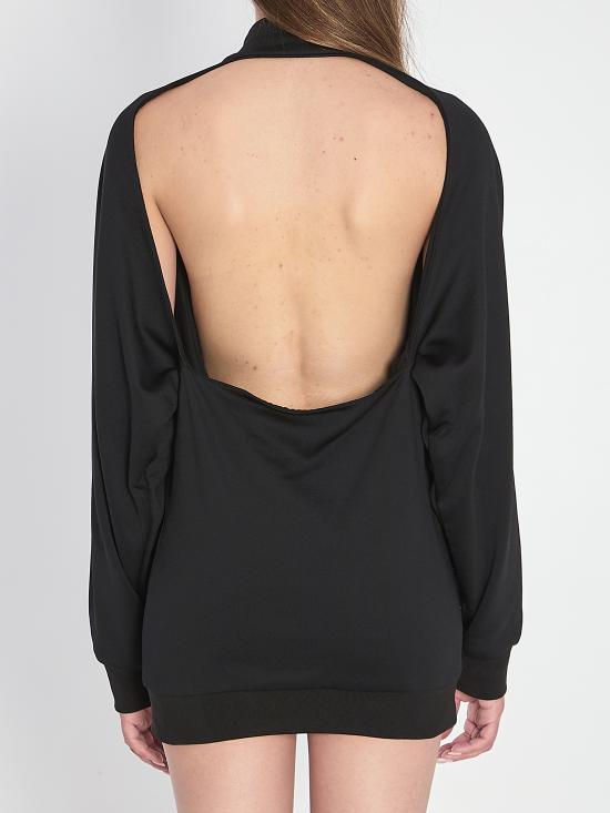 25FW 발렌시아가 트랙수트 컷아웃 드레스 838779 TMV151000 BLACK - BALENCIAGA