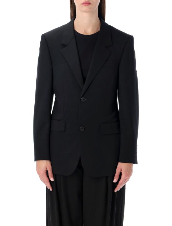25FW 발렌시아가 스탠다드 테일러드 자켓 850772 TPT071038 BLACK