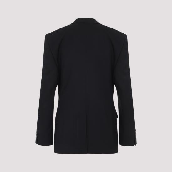 25FW 발렌시아가 스탠다드 테일러드 자켓 850772 TPT071038 BLACK - BALENCIAGA