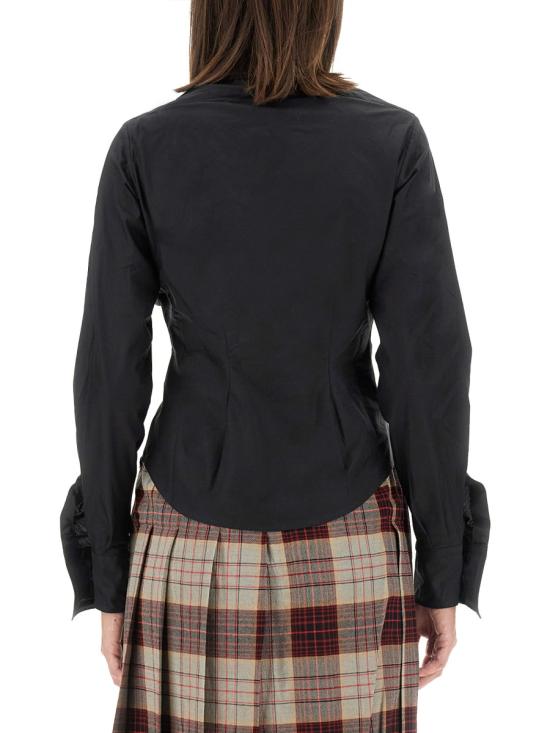 26SS 비비안웨스트우드 드렁큰 셔츠 1501000C W009QN401 BLACK - VIVIENNE WESTWOOD