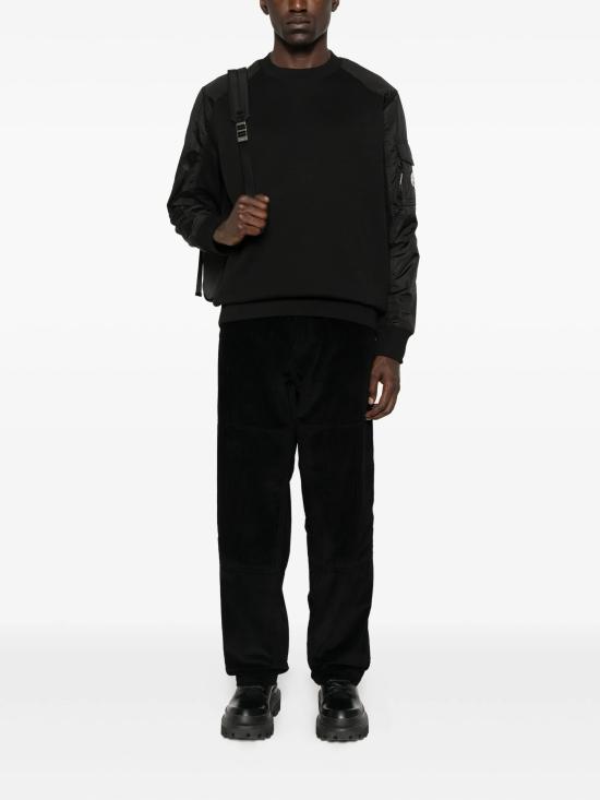25FW 몽클레어 코듀로이 조깅 팬츠 2A00023 549UU999 BLACK - MONCLER