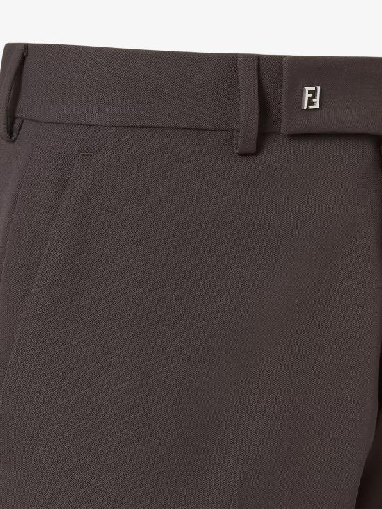 25FW 펜디 스트레이트 팬츠 FB1089 ASCBF0TY8 BROWN - FENDI