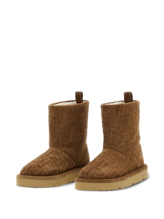25FW 펜디 아프레 시크 FF 스웨이드 로우 부츠 8T8606 ASA1F0C23 BROWN - FENDI