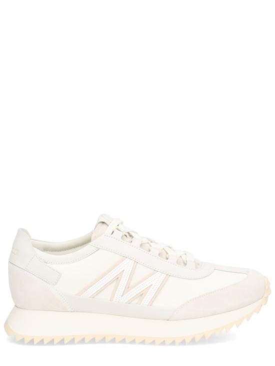 25FW 몽클레어 페이시 스웨이드 앤 누벅 트레이너 4M00210 M728004A WHITE