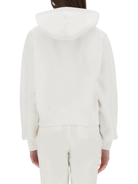  구찌 엠브로이디드 코튼 저지 후드 티셔츠 787274 XJG469692 WHITE - GUCCI