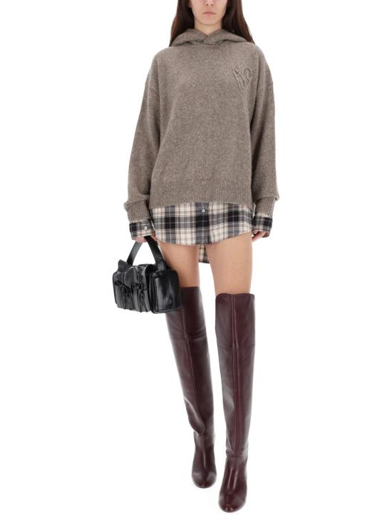 25FW 아크네 스튜디오 후드 티셔츠 A60605 AHW BEIGE - ACNE STUDIOS