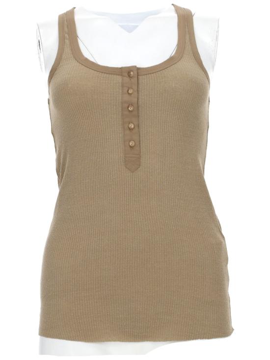  이자벨마랑 민소매 티셔츠 TS0318FA D2K02I50LB BROWN - ISABEL MARANT