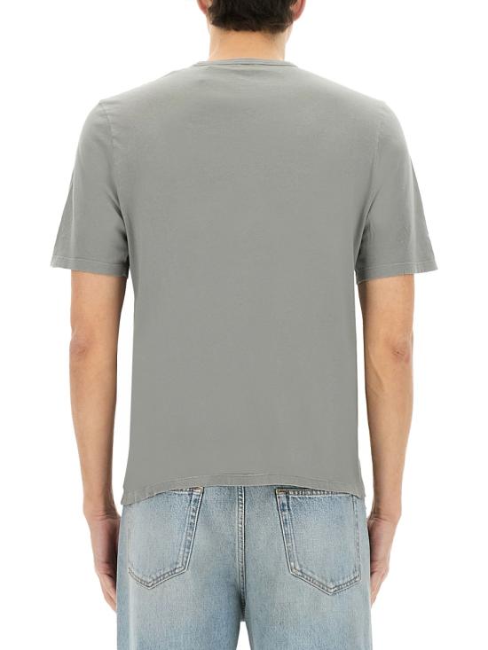 25FW 생로랑 반팔 티셔츠 818535 YBHD21467 GREY - SAINT LAURENT