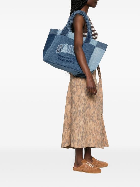 26SS 가니 토트백 B2110090 567 BLUE - GANNI