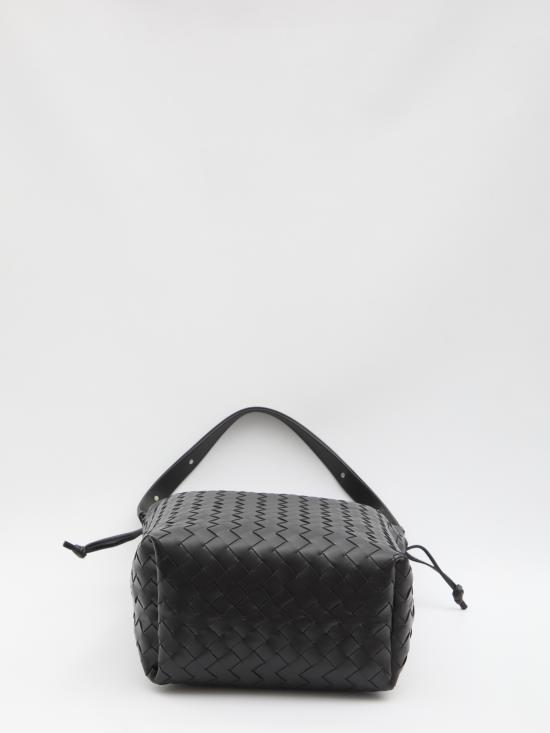 25FW 보테가베네타 인트레치아토 비블리오테카 버킷백 836020 V2HL18803 BLACK - BOTTEGA VENETA