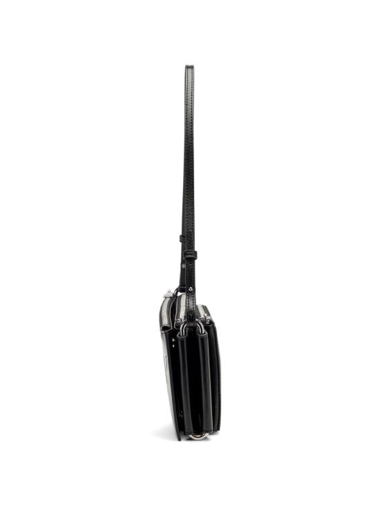 26SS 디젤 플래그-D 모듈러 로고 엠보스드 숄더백 X10713 P8822T8013 BLACK - DIESEL