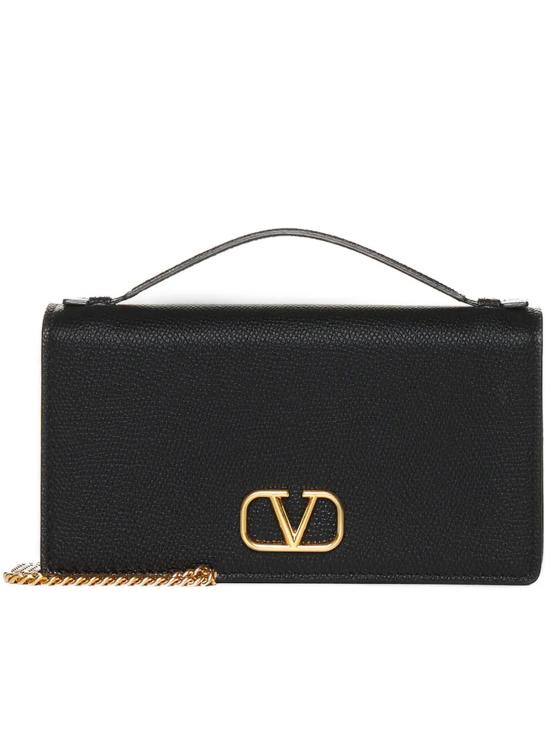 26SS 발렌티노 가라바니 가죽소품 8W2P0W42SNP 0NO BLACK