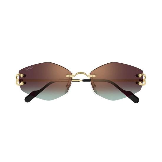  까르띠에 선글라스 CT0620S 005 Gold - CARTIER