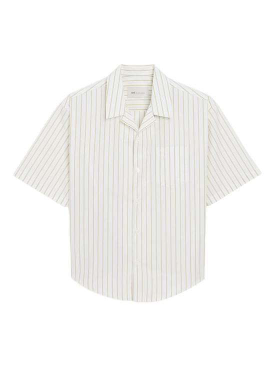 26SS 아미 긴팔 셔츠 HSH833CO0220 A075 BLANCMATCH