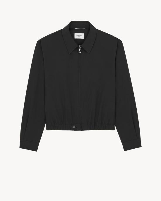 26SS 생로랑 자켓 859244Y6J96 1000 BLACK