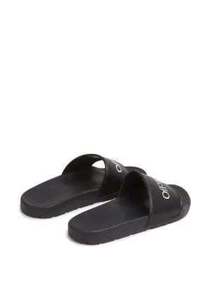 26SS 오프화이트 뮬/슬리퍼 OMIU002S26MAT002 1001 BLACKWHITE - OFF WHITE