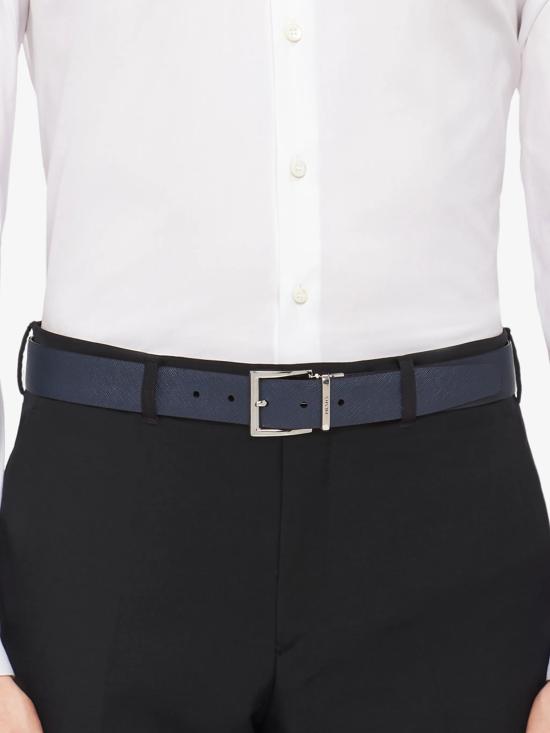26SS 프라다 벨트 2CC004053 F0RD7 BLACK BLUE - PRADA