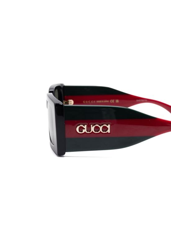 26SS 구찌 선글라스 819567J0740 1012 BLACK GREEN GREY - GUCCI