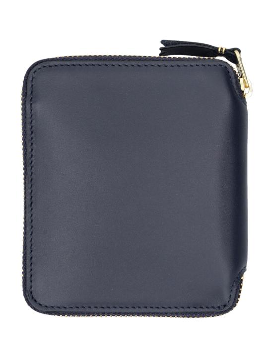 26SS 꼼데가르송 가죽소품 SA2100 4 NAVY - COMME DES GARCONS
