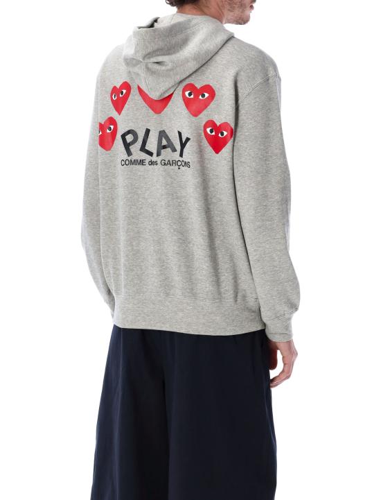 26SS 꼼데가르송 후드 티셔츠 AXT250051 GREY - COMME DES GARCONS