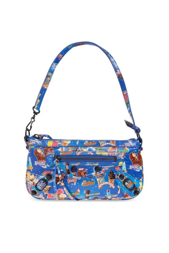 26SS 발렌시아가 르 시티 파우치 온 스트랩 8639602AB84 6564 BLUE