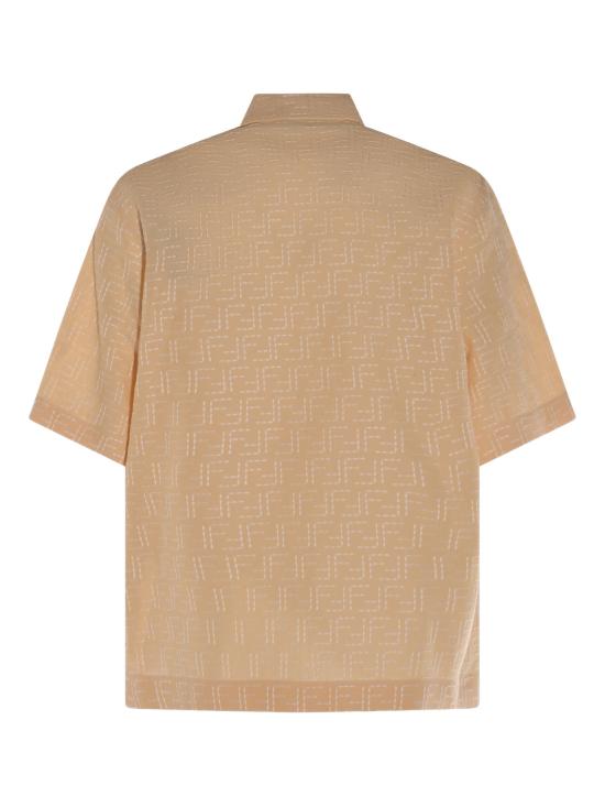 26SS 펜디 FF 자카드 셔츠 FS1317AU6Y F1LZH ANISE - FENDI