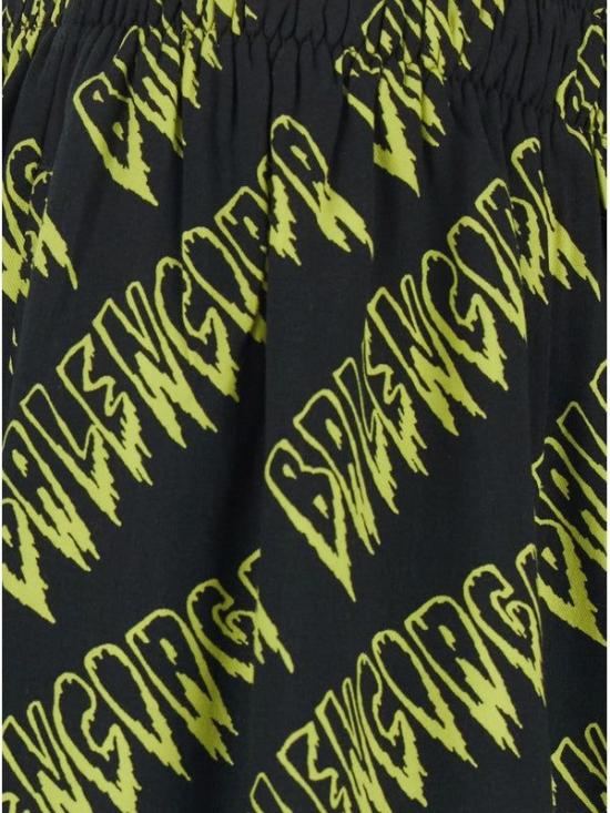 26SS 발렌시아가 스트레이트 팬츠 871411TUL02 1361 BLACKYELOW - BALENCIAGA
