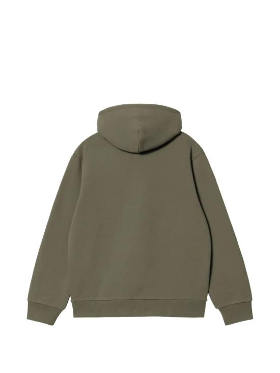 26SS 칼하트 WIP 로고 후드 티셔츠 I030547 3PMXX LEAFTORMLN - CARHARTT WIP