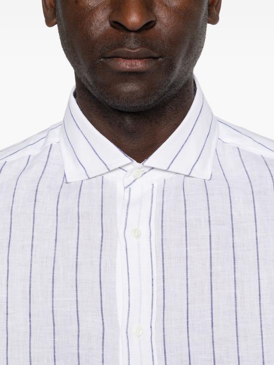 26SS 브루넬로 쿠치넬리 긴팔 셔츠 MM6860627 C110 BIANCODNM - BRUNELLO CUCINELLI