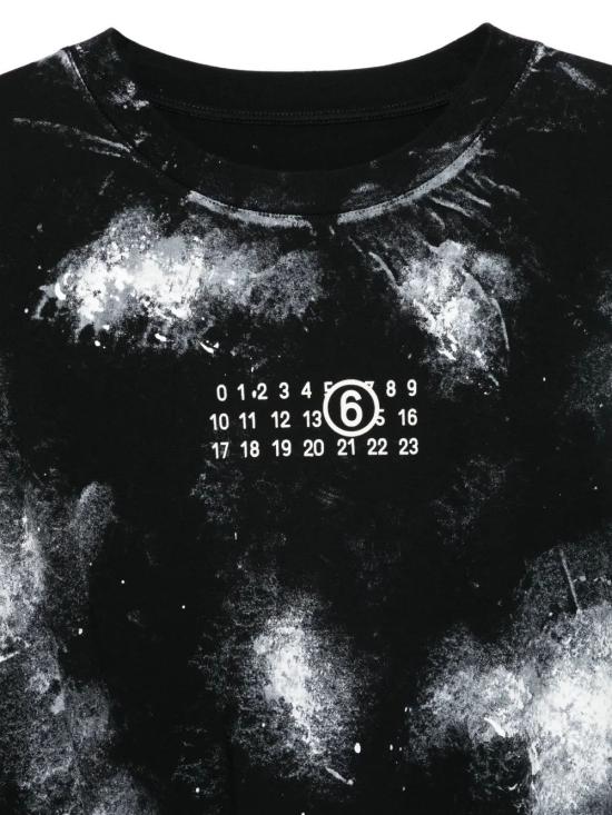 26SS MM6 메종마르지엘라 반팔 티셔츠 SH2GC0039M20048 900 BLACK - MM6 MAISON MARGIELA