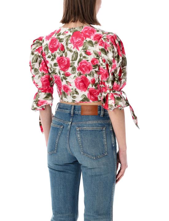 26SS 끌로에 블라우스 CH26UHT30316 91Y WHITE PINK - CHLOE