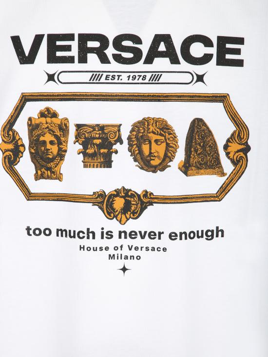 26SS 베르사체 탑 1013302 1A16699 1W000 White - VERSACE