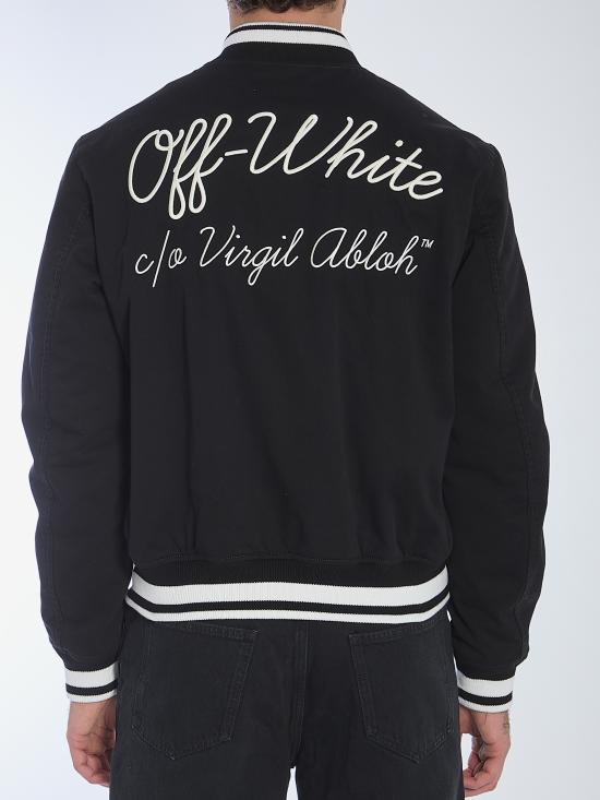 26SS 오프화이트 자켓 OMEH05FC99FAB001 1001 BLACKWHITE - OFF WHITE
