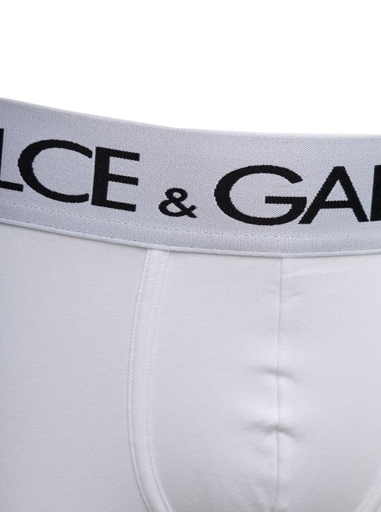 26SS 돌체앤가바나 로고 밴드 드로즈 M4B97JONN97W0800 White - DOLCE & GABBANA