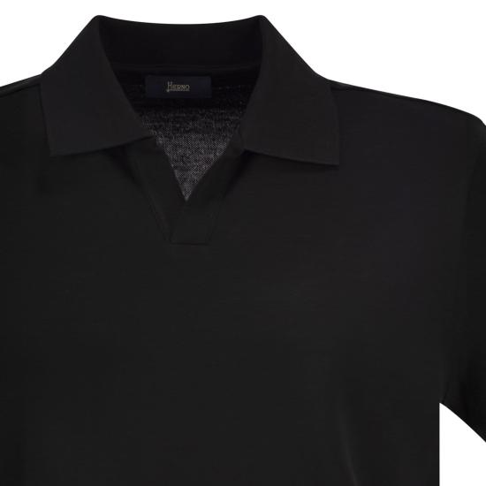 26SS 에르노 폴로 티셔츠 JV000004U BLACK - HERNO