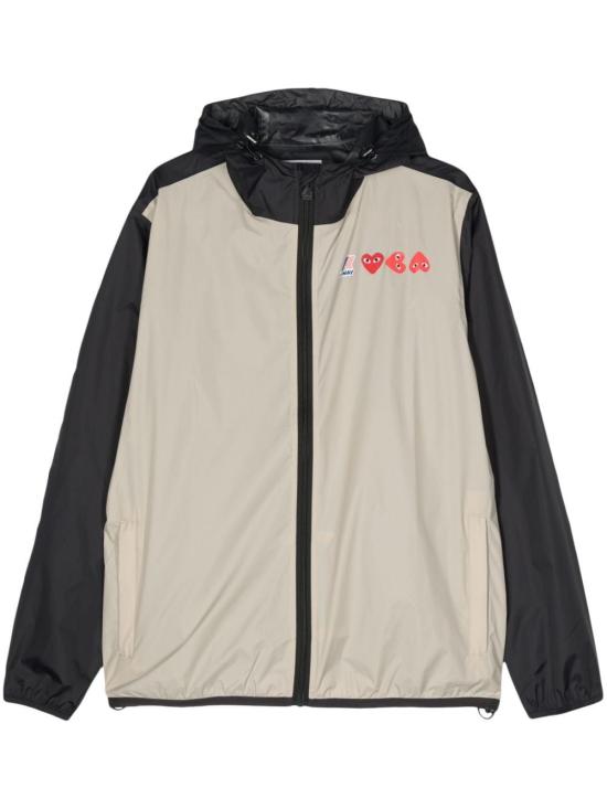 25SS 꼼데가르송 자켓 AZJ505051 BEIGEBLACK
