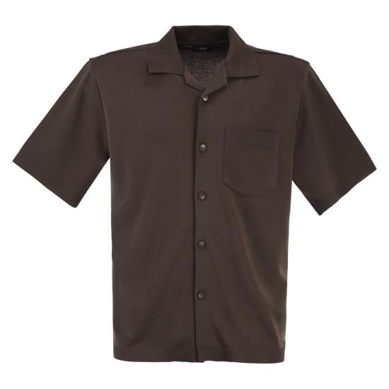 26SS 에르노 셔츠 CM000017U DARK BROWN