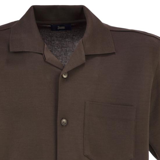 26SS 에르노 셔츠 CM000017U DARK BROWN - HERNO