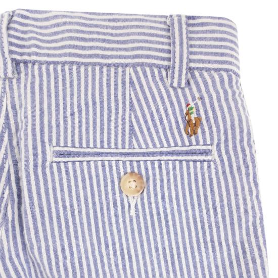 26SS [키즈] 폴로 랄프로렌 쇼츠/버뮤다 322901548 WHITE BLUE - POLO RALPH LAUREN
