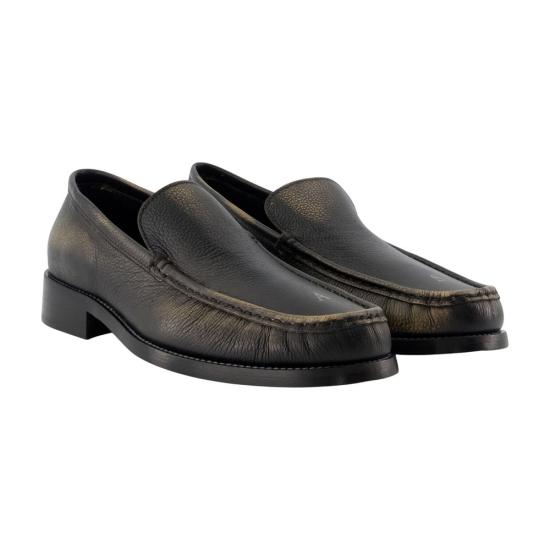 26SS 아크네 스튜디오 레더 로퍼 BD0393 AG0 black - ACNE STUDIOS