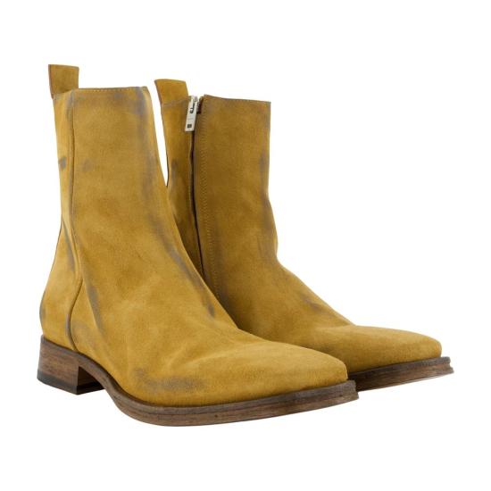 26SS 아크네 스튜디오 스웨이드 앵클 부츠 BD0389 AE0 yellow - ACNE STUDIOS