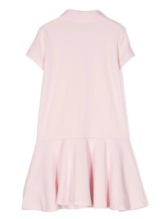 26SS [키즈] 폴로 랄프로렌 원피스 312 698754 082 098 HINT OF PINK WITH WHITE - POLO RALPH LAUREN